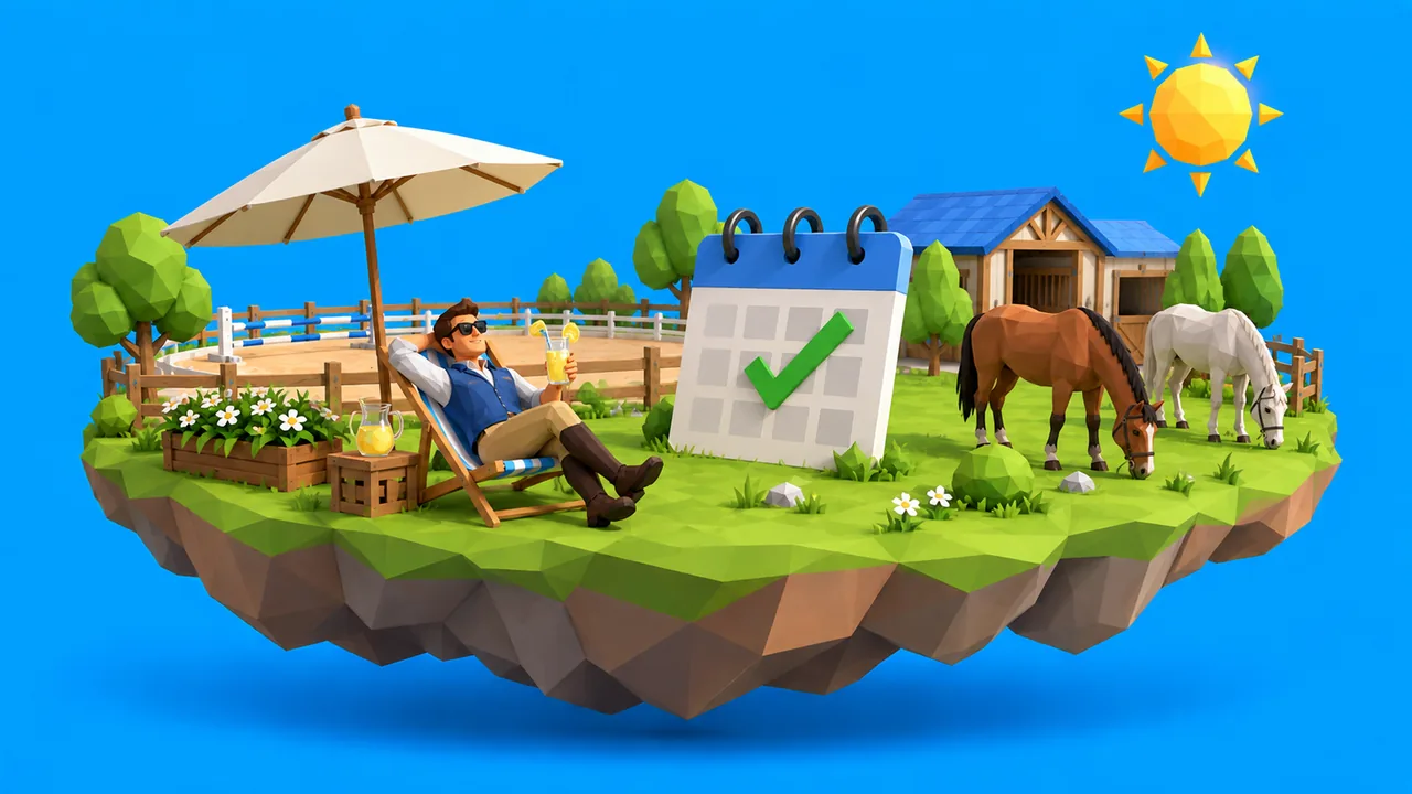 Caballo en verano: llenar el nuevo curso desde junio